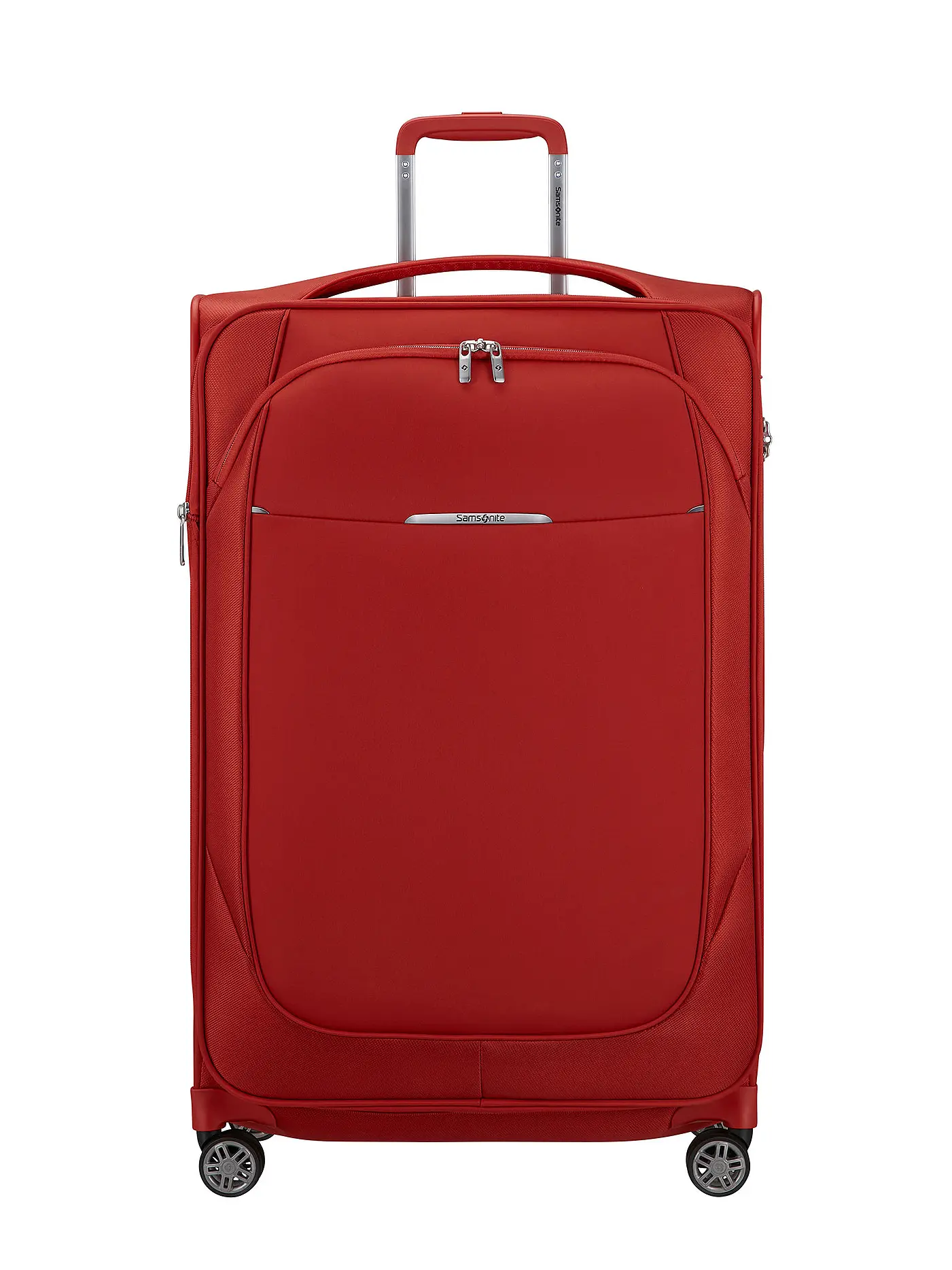 SAMSONITE | Trolley weich RE-LITE SPINNER  78cm erweiterbar black | rot